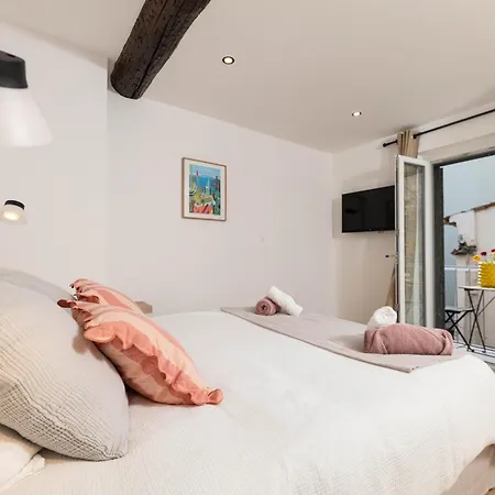 Vieil - La Clef Des Remparts 2bdr&2 Bth With Balcony Appartement Antibes